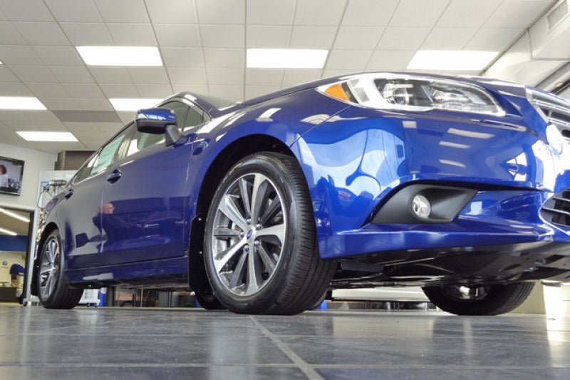 Rally Armor Black UR Mud Flap w/ Grey Logo | 2015 - 2019 Subaru Legacy - Blue Star WorksMud FlapsRally ArmorRALMF34-UR-BLK/GRY