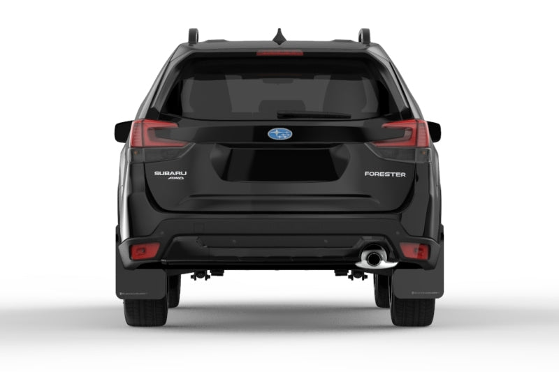 Rally Armor Black UR Mud Flap w/ Grey Logo | 2019 - 2021 Subaru Forester - Blue Star WorksMud FlapsRally ArmorRALMF52-UR-BLK/GRY