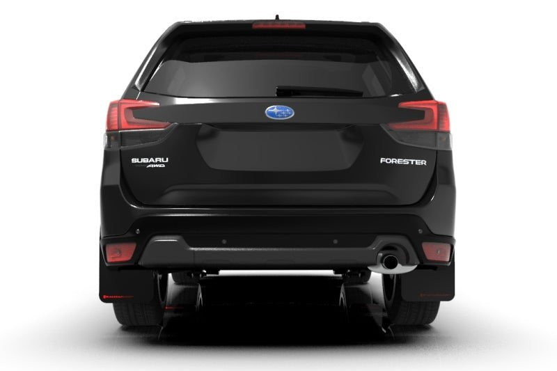 Rally Armor Black UR Mud Flap w/ Red Logo | 2019 - 2021 Subaru Forester - Blue Star WorksMud FlapsRally ArmorRALMF52-UR-BLK/RD