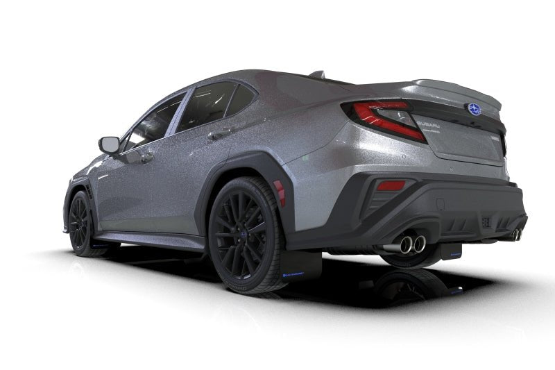 Rally Armor Black UR Mud Flap w/Blue Logo | 2022 - 2025 Subaru WRX - Blue Star WorksMud FlapsRally ArmorRALMF92-UR-BLK/BL