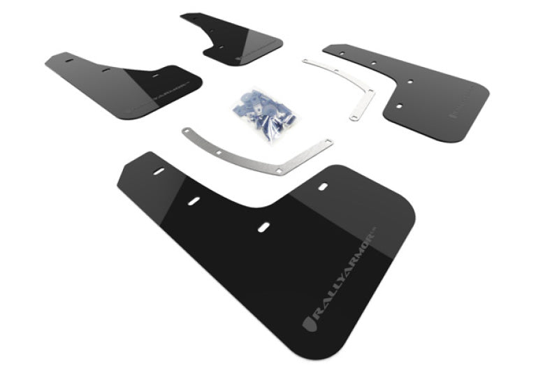 Rally Armor Black UR Mud Flap w/Grey Logo | 2018 - 2025 Subaru Ascent - Blue Star WorksMud FlapsRally ArmorRALMF49-UR-BLK/GRY