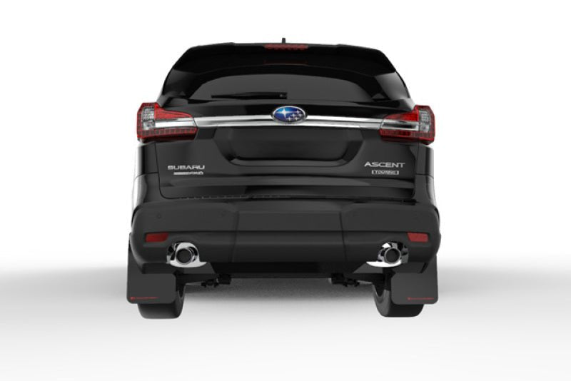 Rally Armor Black UR Mud Flap w/Grey Logo | 2018 - 2025 Subaru Ascent - Blue Star WorksMud FlapsRally ArmorRALMF49-UR-BLK/GRY