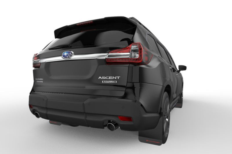 Rally Armor Black UR Mud Flap w/Grey Logo | 2018 - 2025 Subaru Ascent - Blue Star WorksMud FlapsRally ArmorRALMF49-UR-BLK/GRY