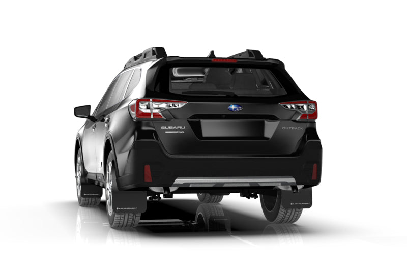 Rally Armor Black UR Mud Flap w/Grey Logo | 2020 - 2025 Subaru Outback - Blue Star WorksMud FlapsRally ArmorRALMF66-UR-BLK/GRY