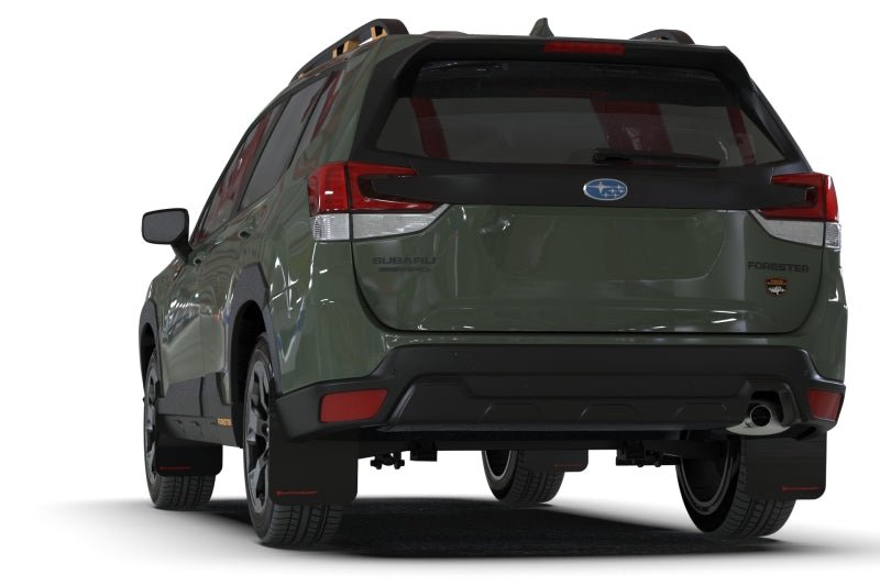 Rally Armor Black UR Mud Flap w/Grey Logo | 2022 - 2024 Subaru Forester - Blue Star WorksMud FlapsRally ArmorRALMF82-UR-BLK/GRY