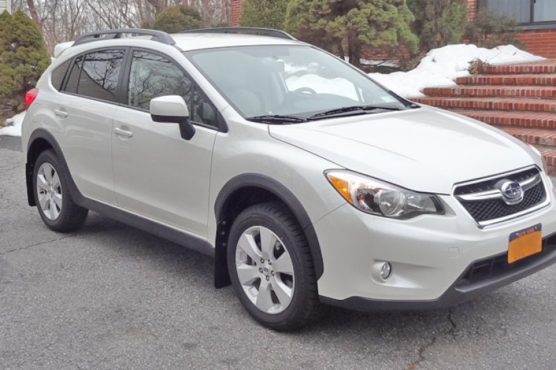 Rally Armor Black UR Mud Flap w/Red Logo | 2013 - 2017 Subaru Crosstrek XV - Blue Star WorksMud FlapsRally ArmorRALMF26-UR-BLK/RD