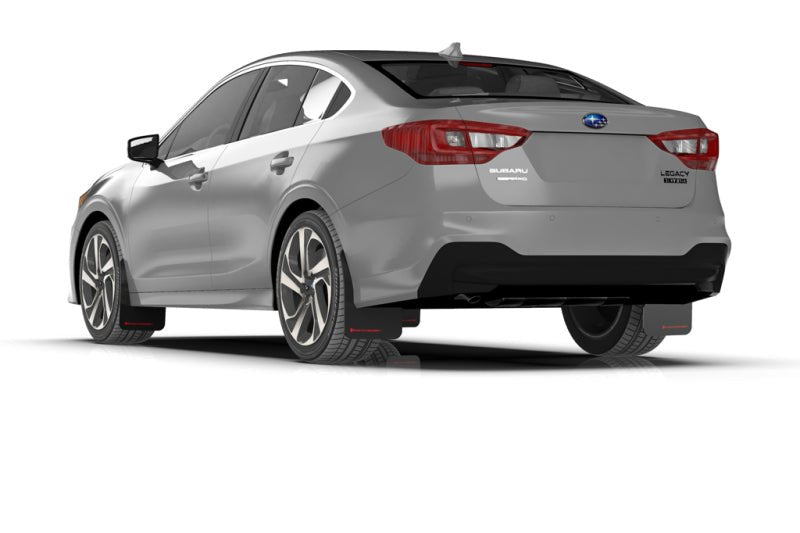 Rally Armor Black UR Mud Flap w/Red Logo | 2020 - 2025 Subaru Legacy - Blue Star WorksMud FlapsRally ArmorRALMF64-UR-BLK/RD