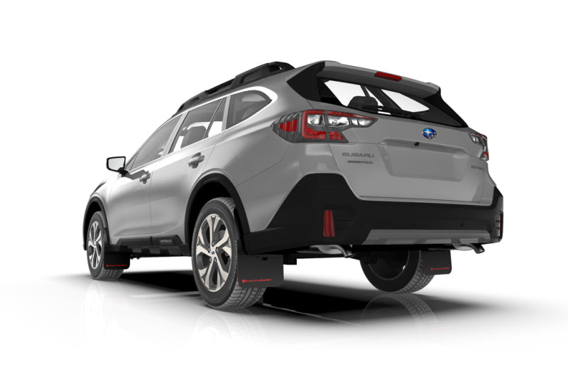 Rally Armor Black UR Mud Flap w/Red Logo | 2020 - 2025 Subaru Outback - Blue Star WorksMud FlapsRally ArmorRALMF66-UR-BLK/RD