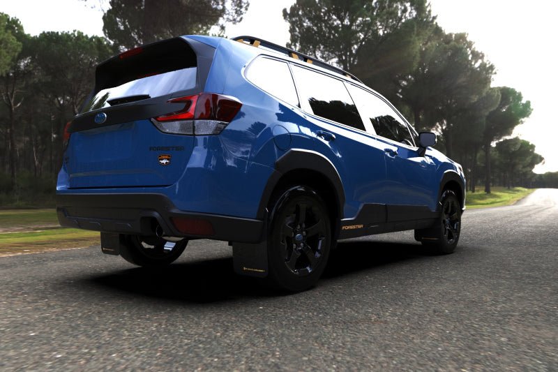 Rally Armor Black UR Mud Flap w/Red Logo | 2022 - 2024 Subaru Forester - Blue Star WorksMud FlapsRally ArmorRALMF82-UR-BLK/RD