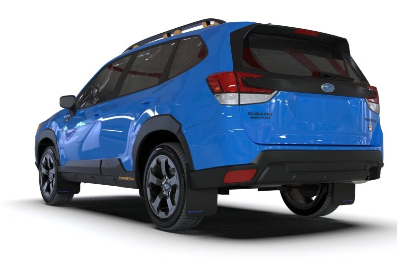 Rally Armor Black UR Mud Flap w/Red Logo | 2022 - 2024 Subaru Forester - Blue Star WorksMud FlapsRally ArmorRALMF82-UR-BLK/RD
