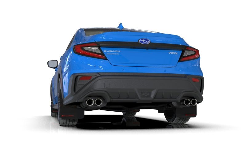 Rally Armor Black UR Mud Flap w/Red Logo | 2022 - 2025 Subaru WRX - Blue Star WorksMud FlapsRally ArmorRALMF92-UR-BLK/RD