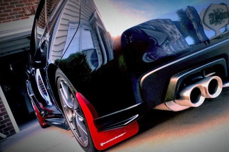 Rally Armor White UR Mud Flap w/Red Logo | 2015 - 2021 Subaru WRX - Blue Star WorksMud FlapsRally ArmorRALMF32-UR-WH/RD