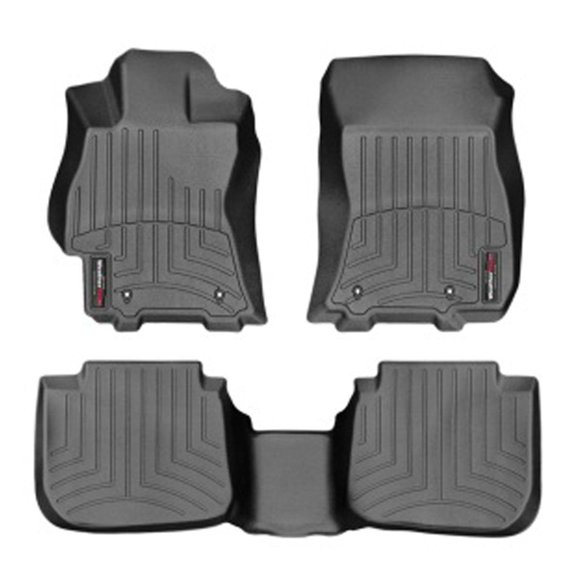 WeatherTech Front + Rear FloorLiner - Black | 2015 - 2019 Subaru Outback - Blue Star WorksFloor LinerWeatherTechwet447081 + wet447082